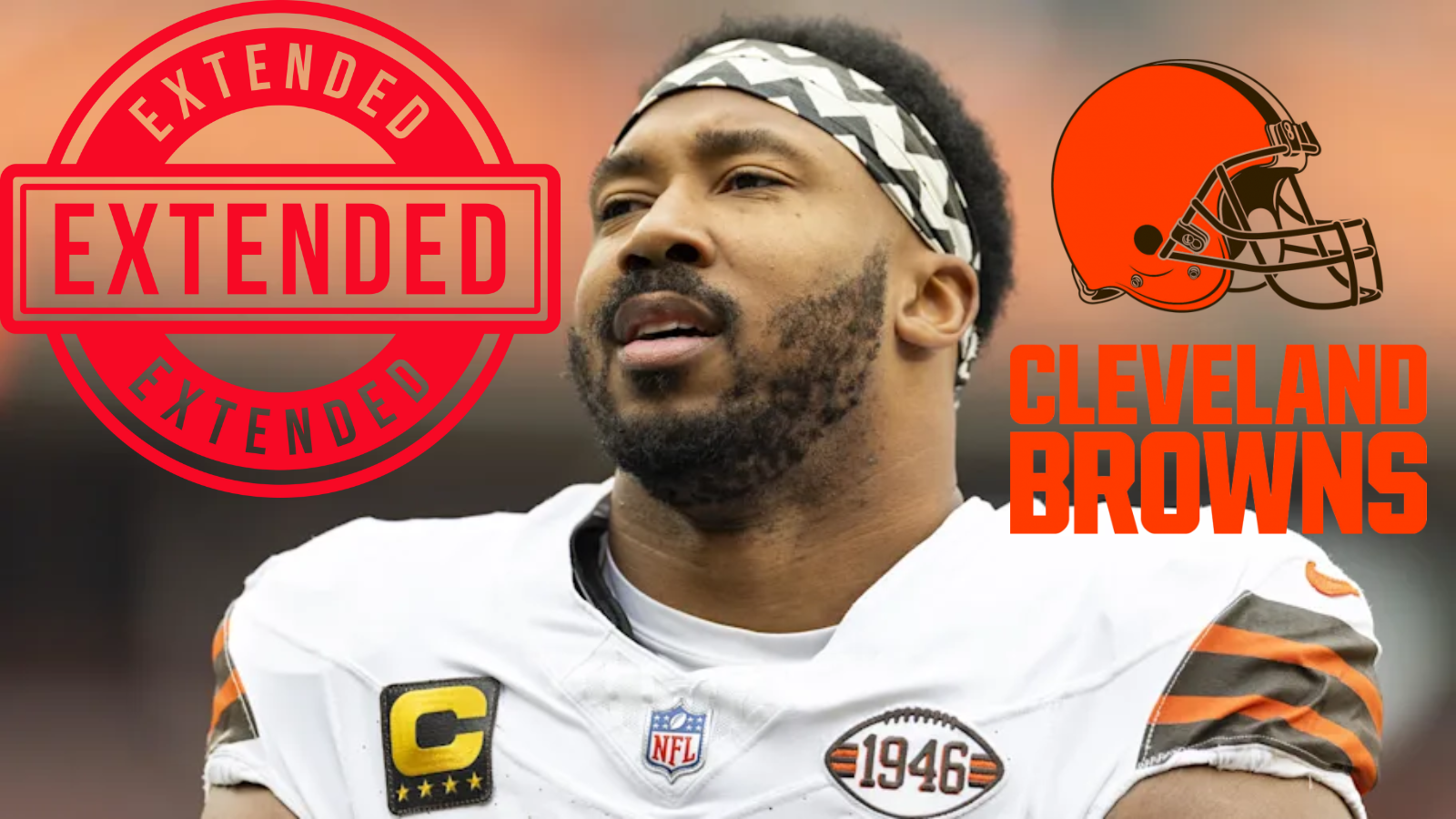 Myles Garrett renueva