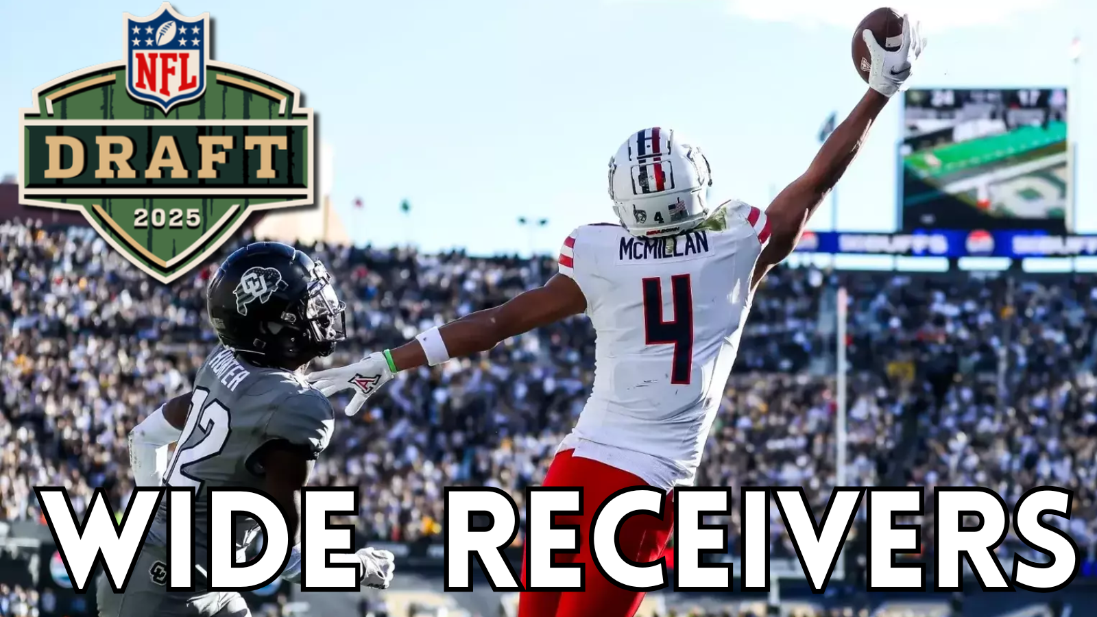 WIDE RECEIVERS para el draft 2025 de la NFL
